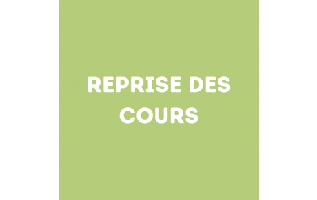 Reprise des cours | Saison 2026-2027